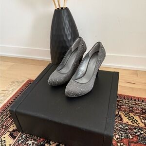 Chic Silver Women's Heels